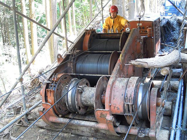 大型架線集材システムの推進｜株式会社とされいほく | H型架線集材システム｜高知県｜間伐｜木材伐出業｜